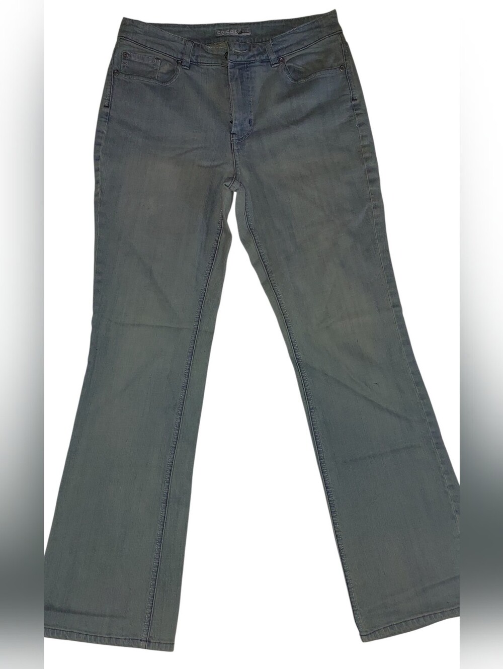 Chico's Platinum Gray-Blue Flare Jeans